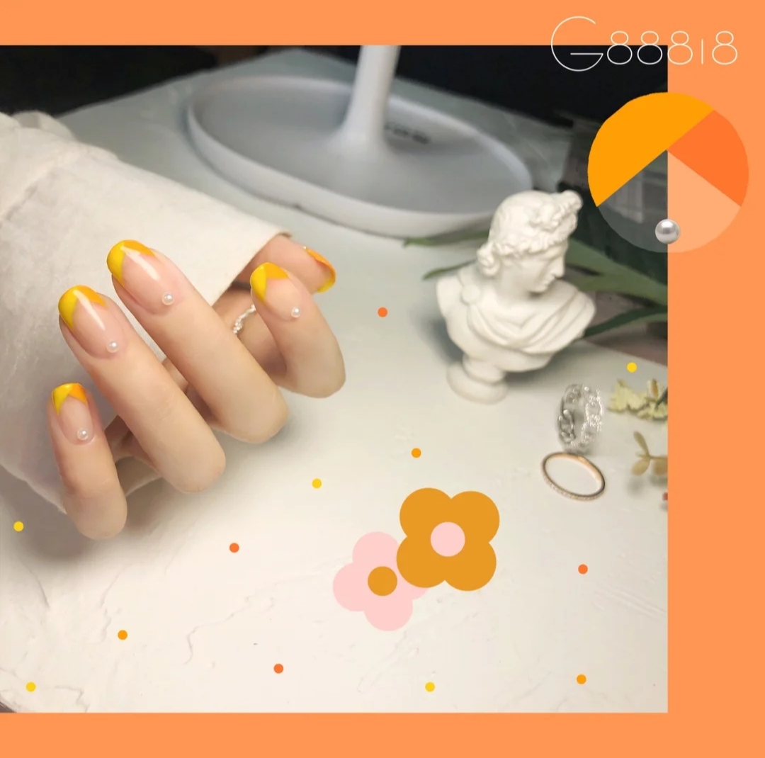 添加細線條或者小珍珠更顯典雅。