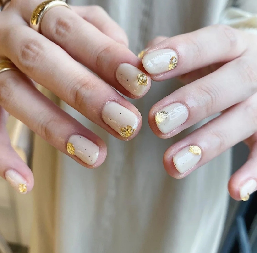 金箔自帶低調奢華感。