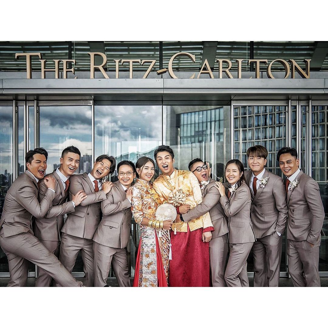 早前黃嘉樂與攝影師女友江惠賢(Samantha)結婚,一班「鐵馬家族」的好友馬國明、林子善也有出席