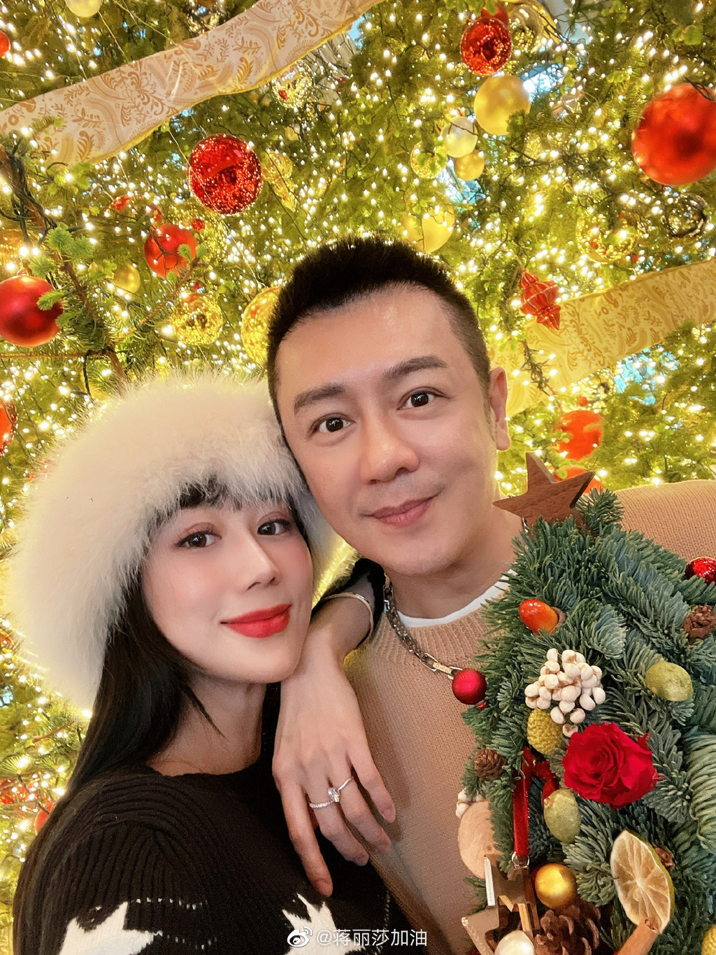 陳浩民與太太蔣麗莎好恩愛。