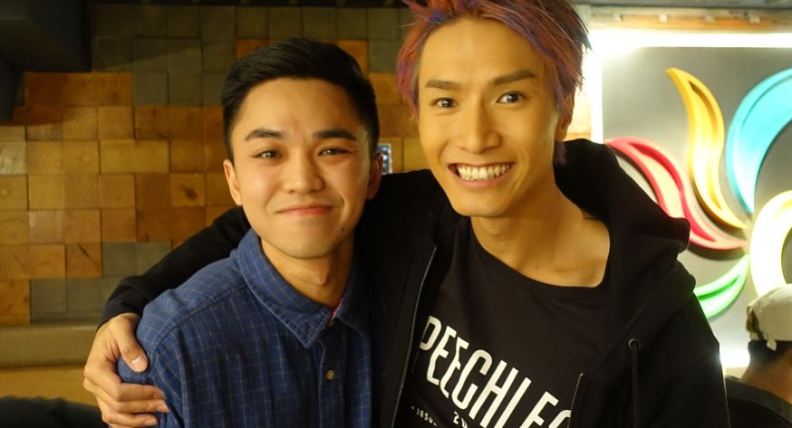 張梓峯與陳柏宇合照