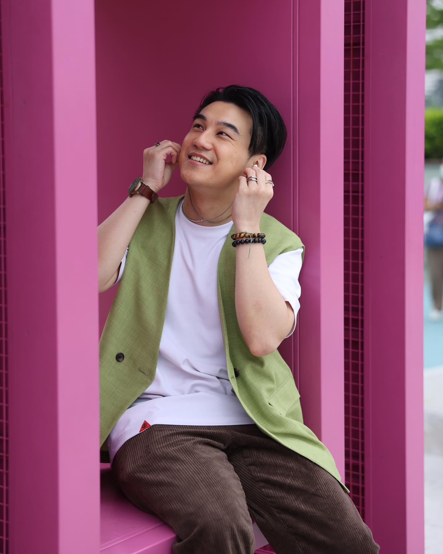 譚永浩熱愛演戲，加上得到家人的支持，因此才會繼續堅持下去。