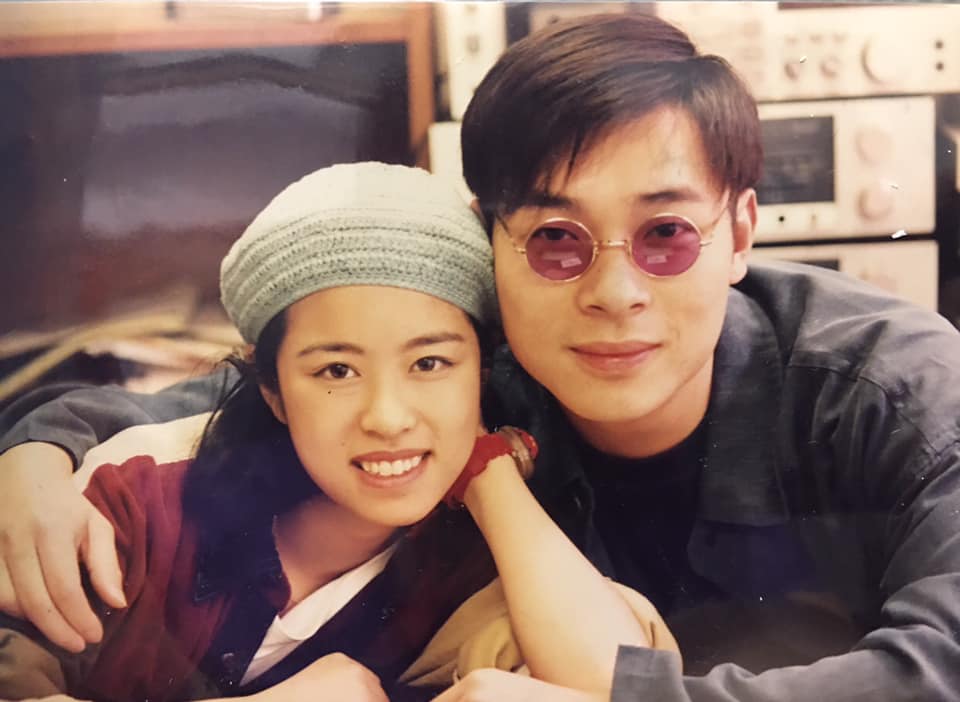 呂校長與許志安昔日合照