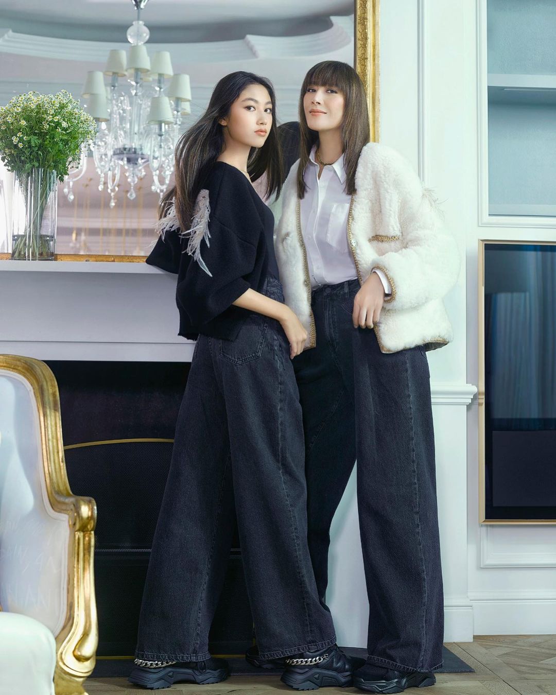 日前琦琦在社交平台分享一輯Ella的寫真,並以「中國香港新生代模特」宣布女兒正式出道。