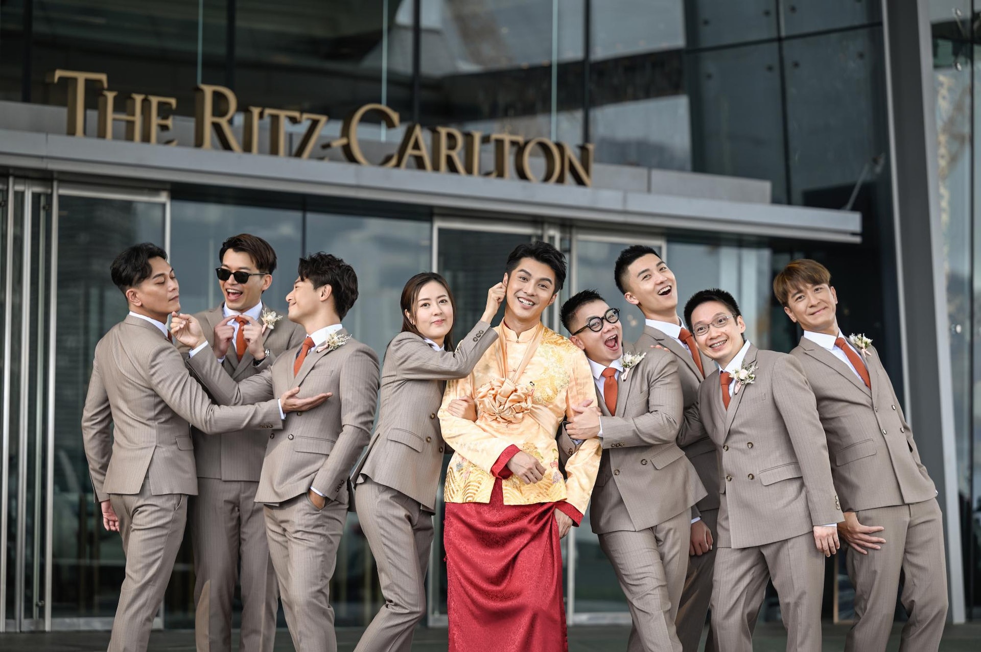 黃嘉樂結婚，唐詩詠反串做兄弟。