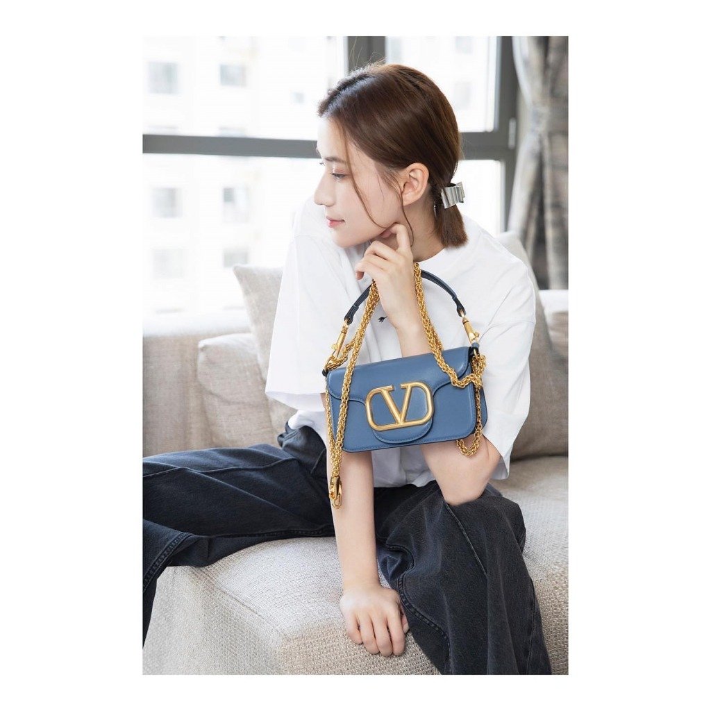 Valentino LOCÒ SMALL SHOULDER BAG IN CALFSKIN HK$17,500