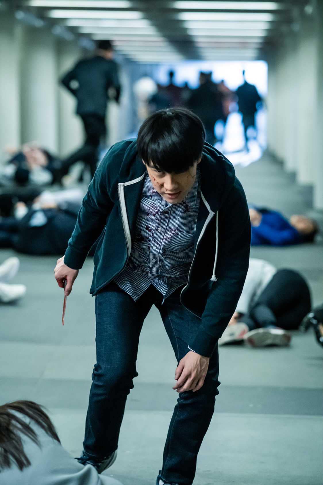 譚永浩TVB劇集《白色強人II》飾演精神病人「李曉」。