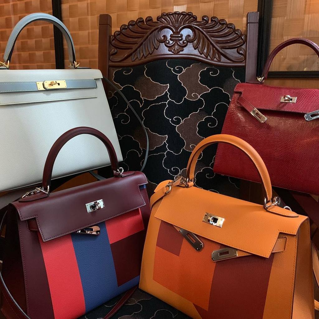 顧紀筠珍藏了不少Hermès手袋。