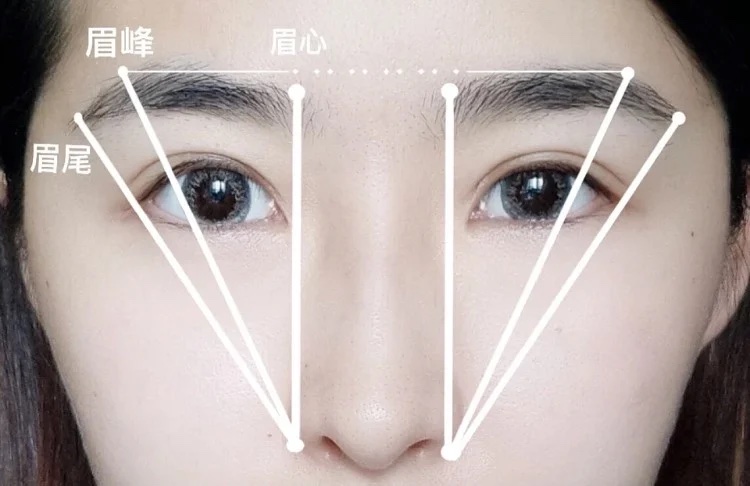 新手修眉技巧STEP 1:眉型定位