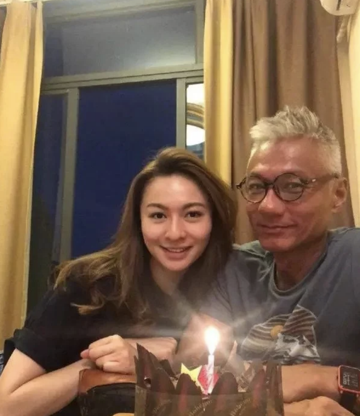 林鈺洧（Denice）與爸爸林俊賢