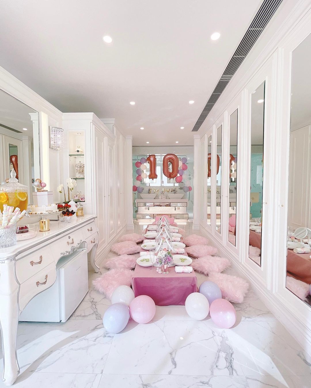 徐淑敏去年為二女Renee舉辦粉色公主主題生日會