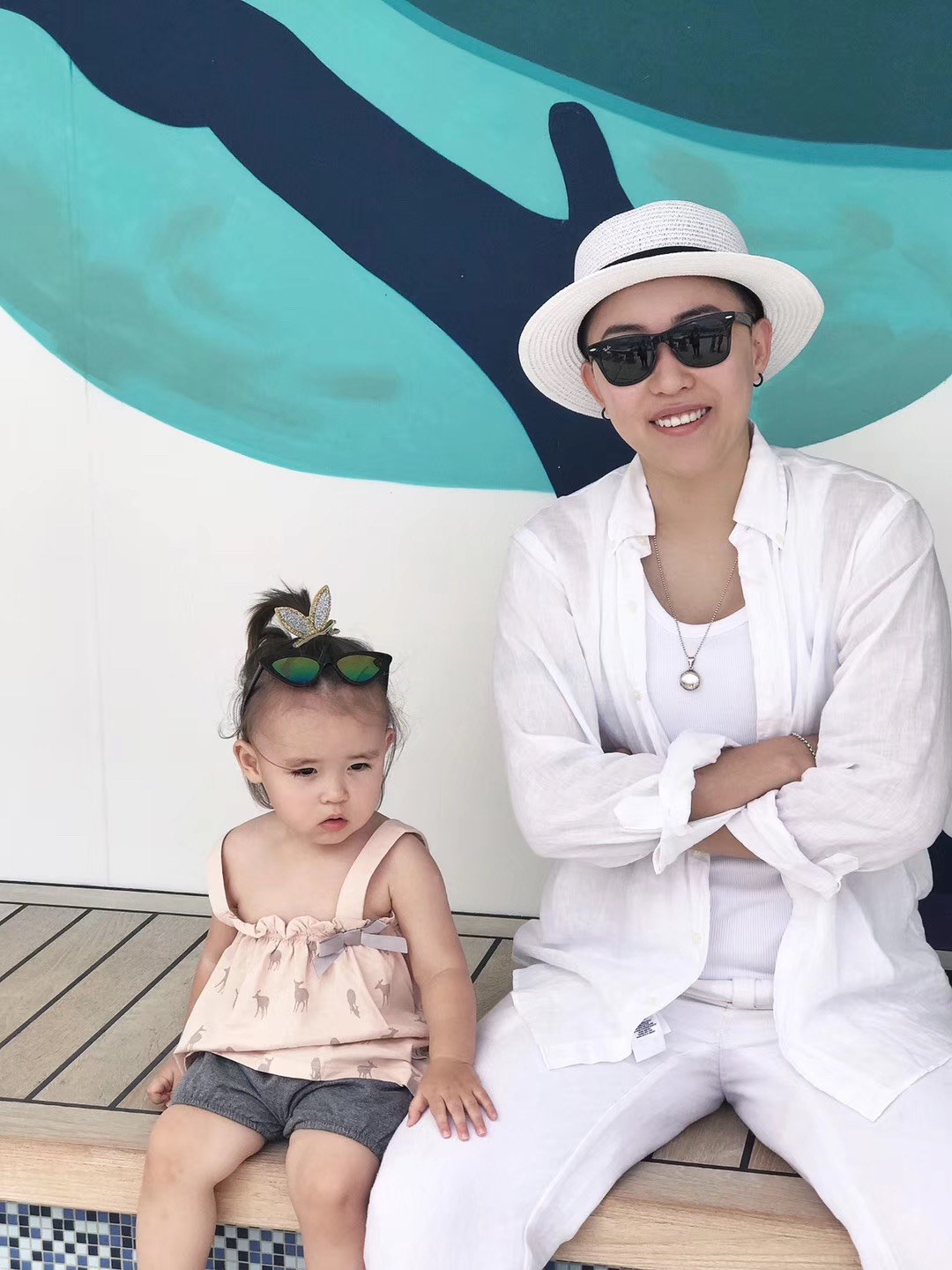 葉海洋買精生下5國混血女兒。