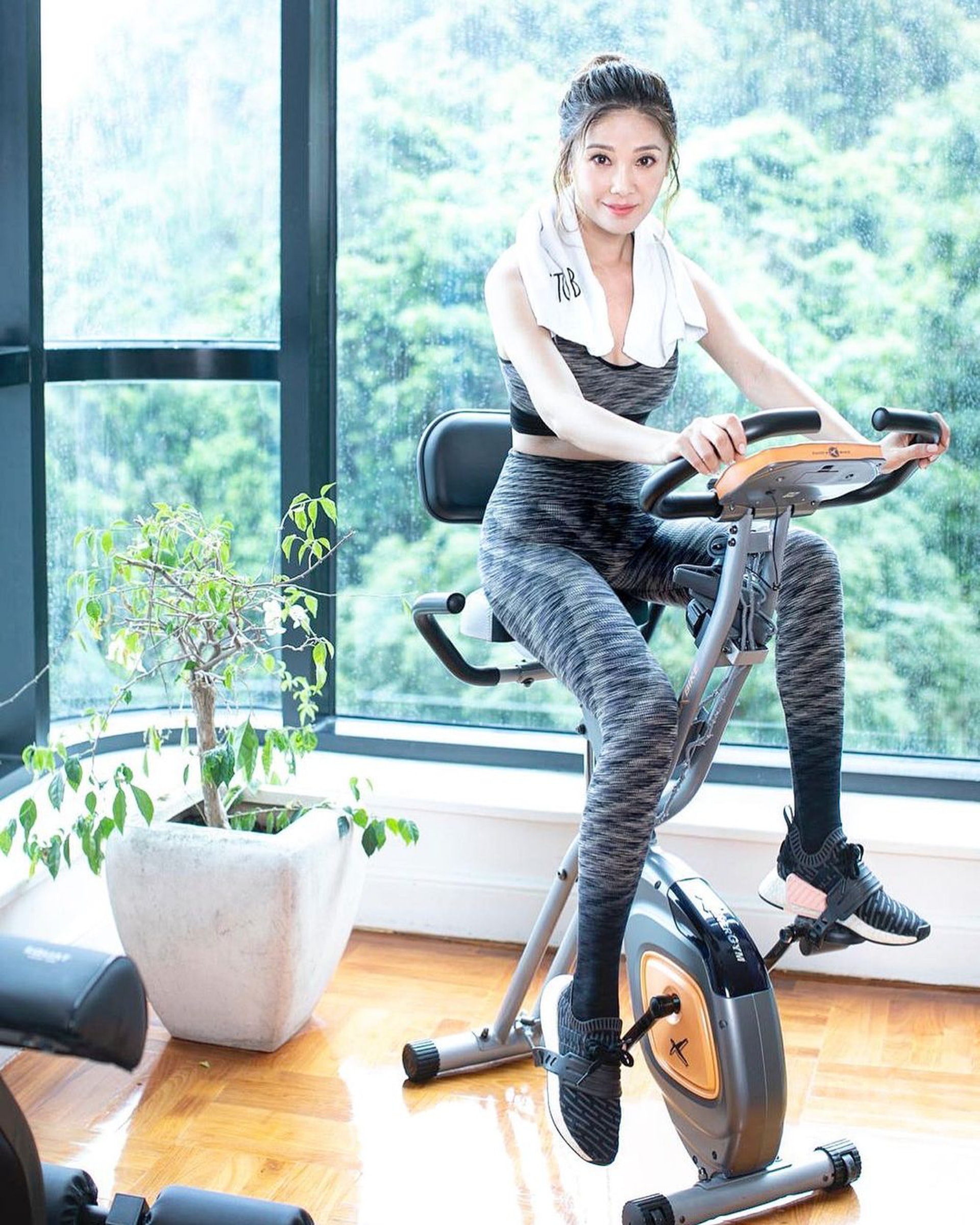 翁嘉穗喜歡做運動