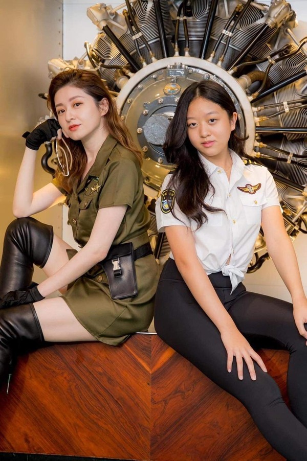 徐淑敏與大女心瑤合照