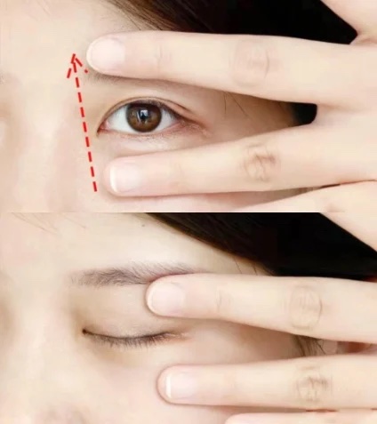 STEP 3:眼頭、眼尾提拉