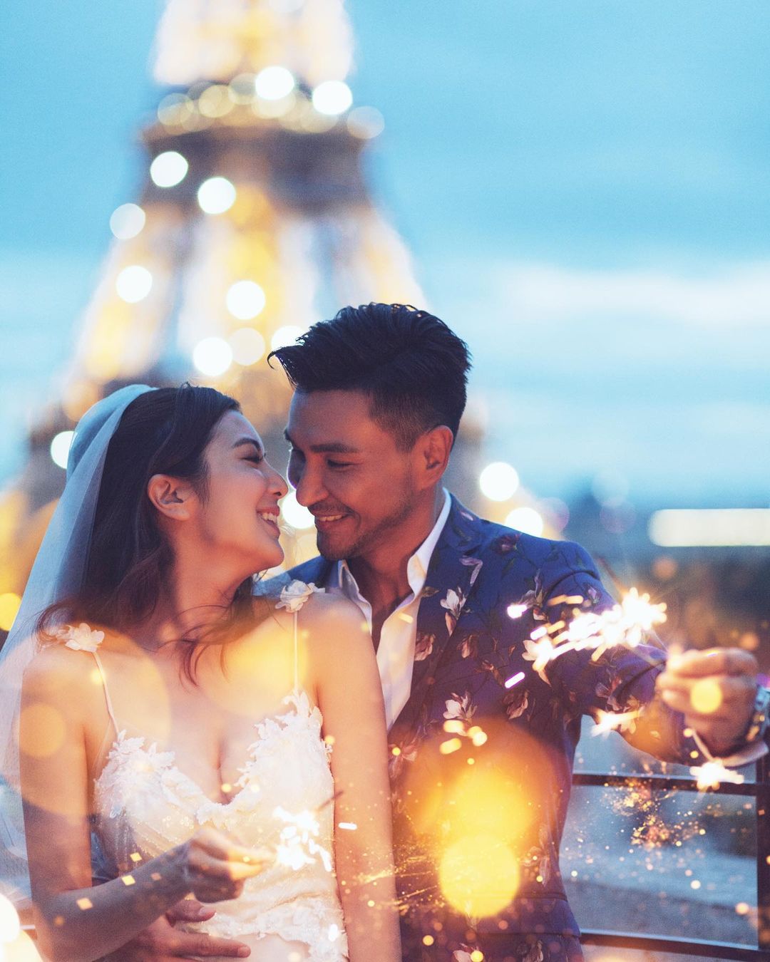 2018年陳展鵬與單文柔結婚
