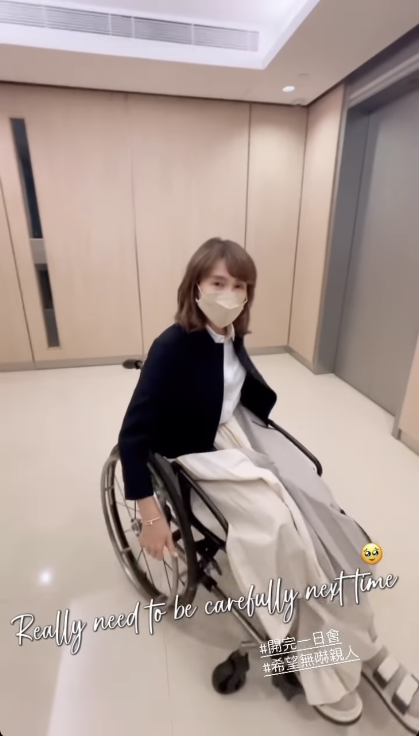 黎姿仍然選擇堅持上班,認真勤力