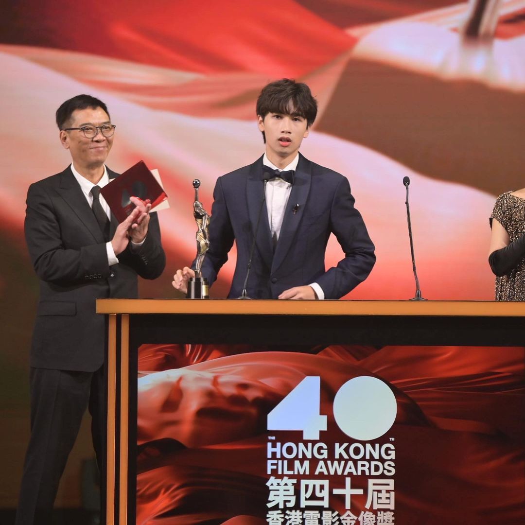 馮皓揚(羊羊)今年憑電影《媽媽的神奇小子》奪得第40屆香港電影金像獎最佳男配角!