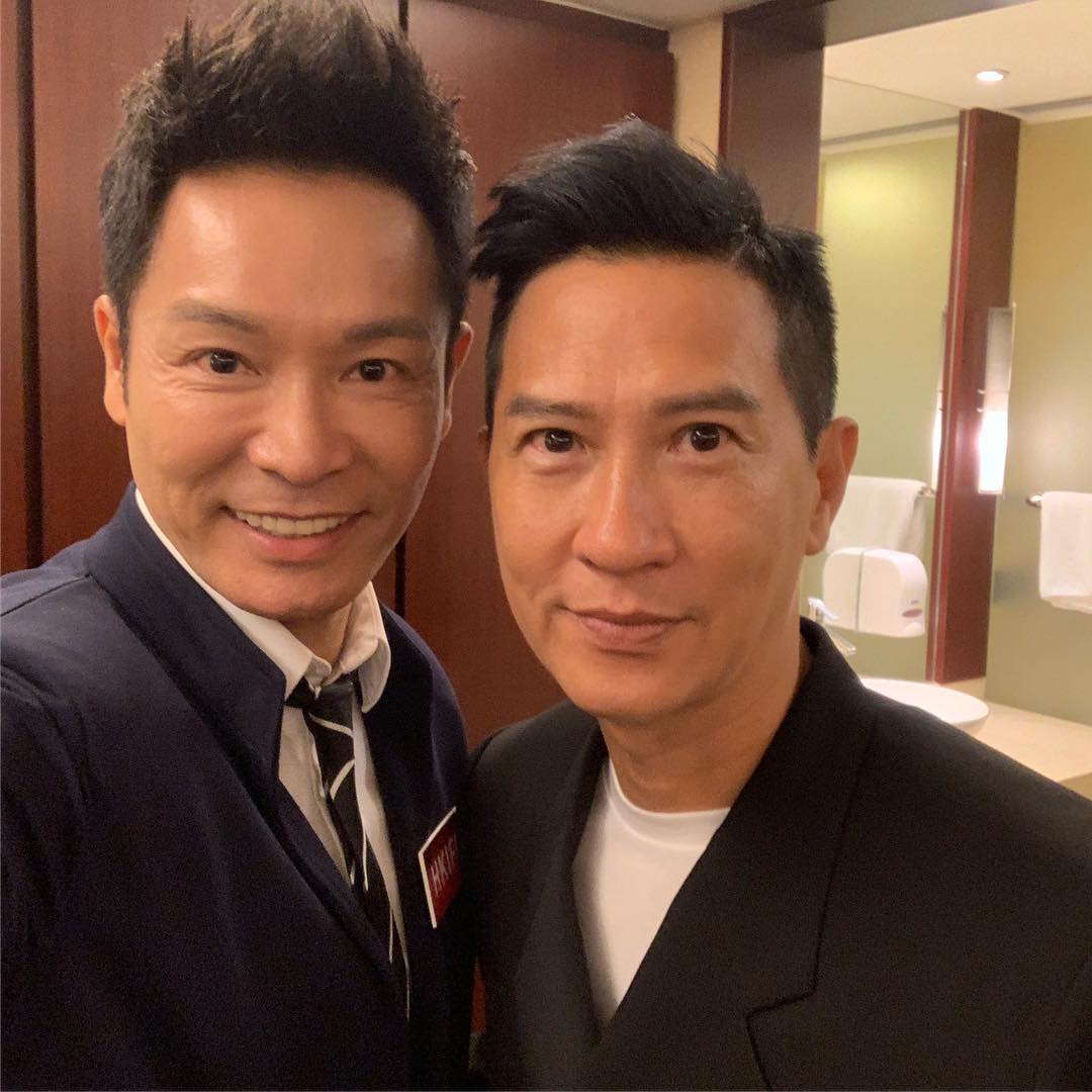 郭晉安與張家輝的合照