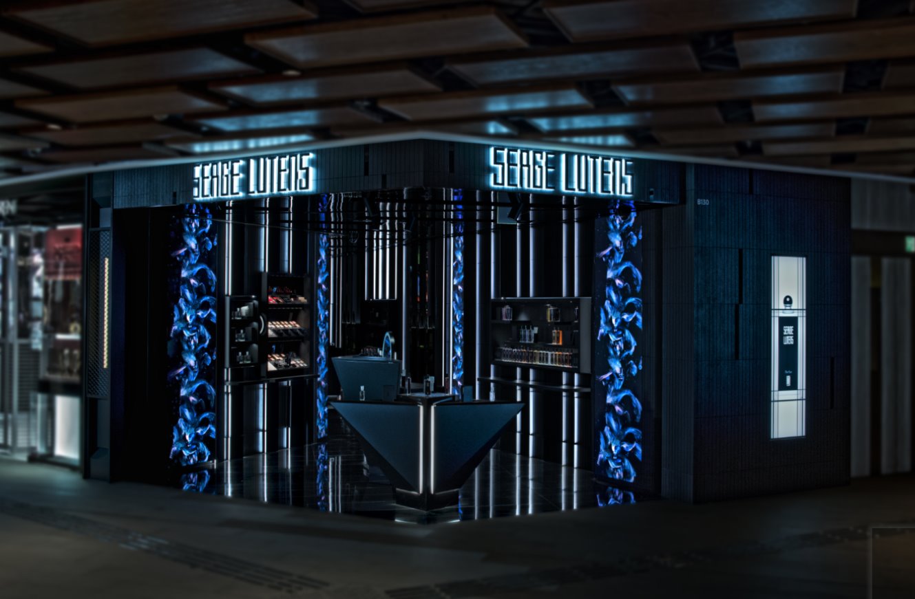 Serge Lutens的專門店是「香水圖書館」，更是「香水藝術館」。