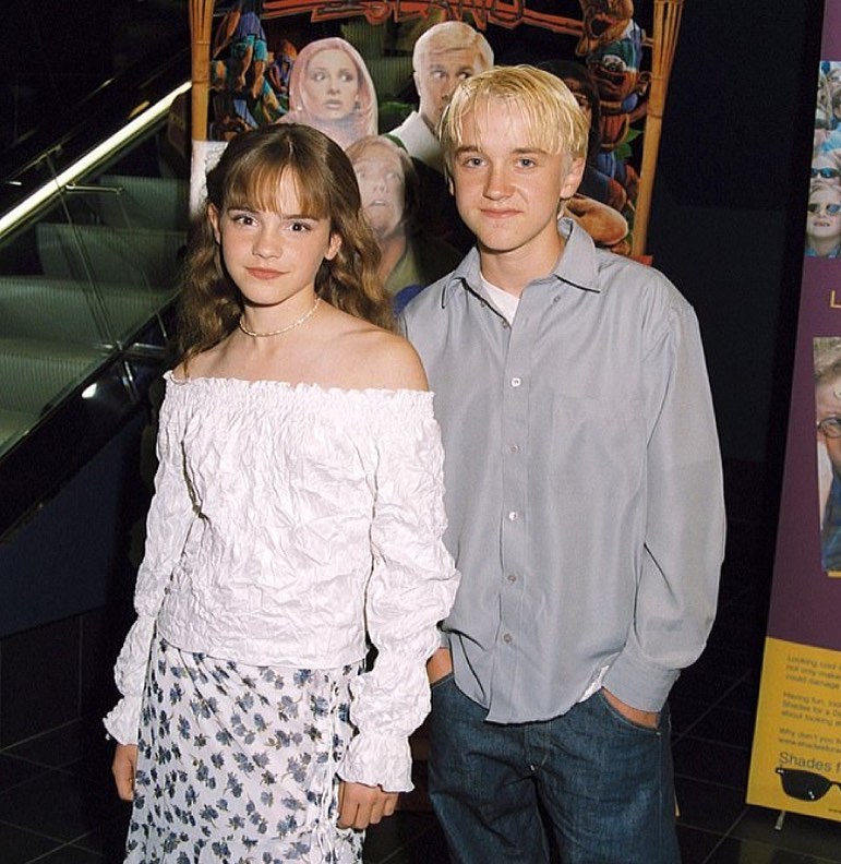 Tom Felton與Emma Watson童年時合照