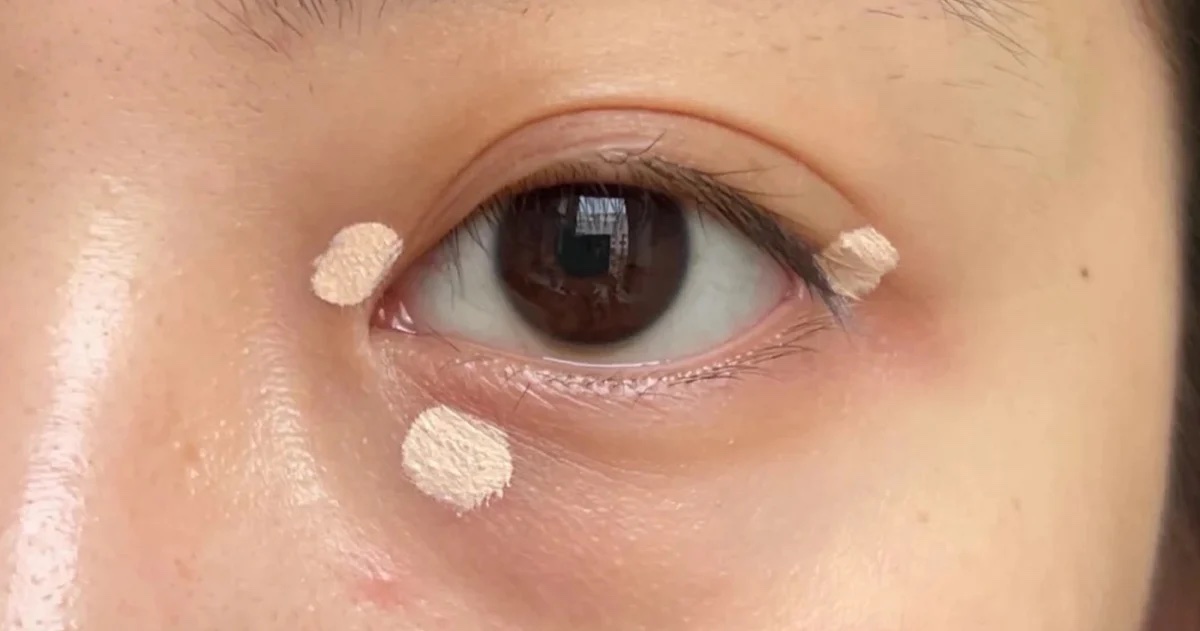 步驟一：全面提亮眼周