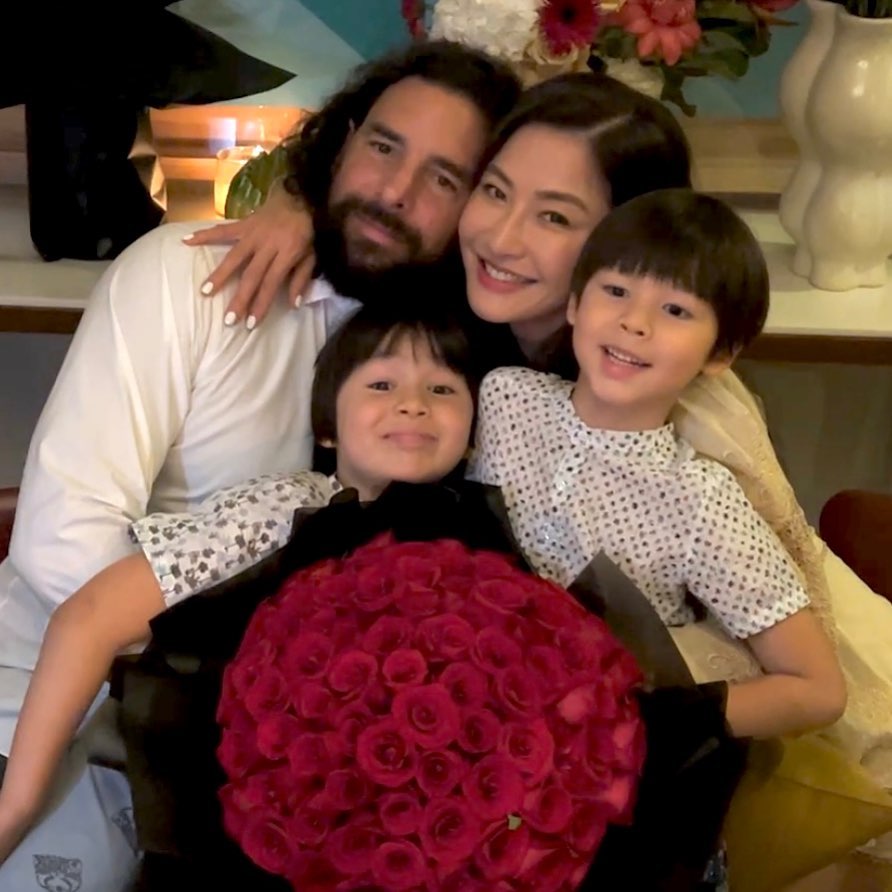 周汶錡曬全家福慶祝結婚10周年
