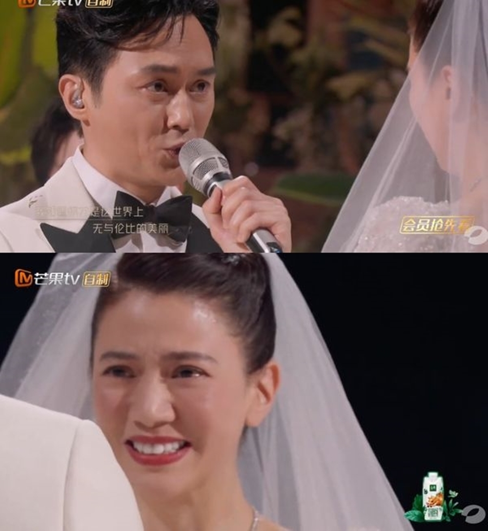 袁詠儀被老公張智霖感動到眼濕濕。