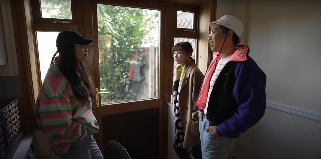 簡淑兒訪問早前移英的藝人林師傑與太太歐陽巧瑩。