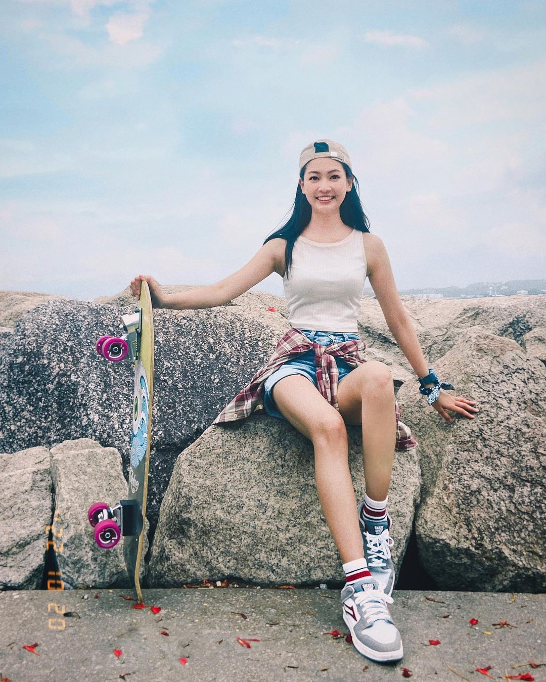 郭柏妍更為了角色而特意去學踩滑板