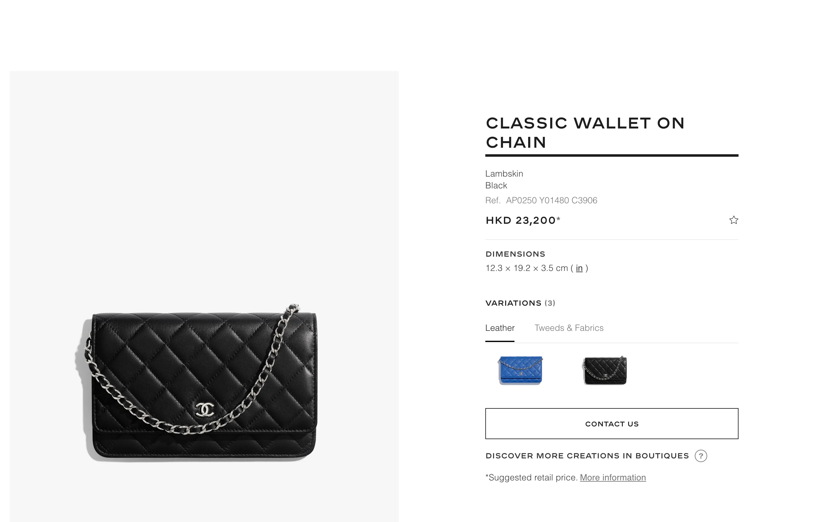 CHANEL WOC $23,200