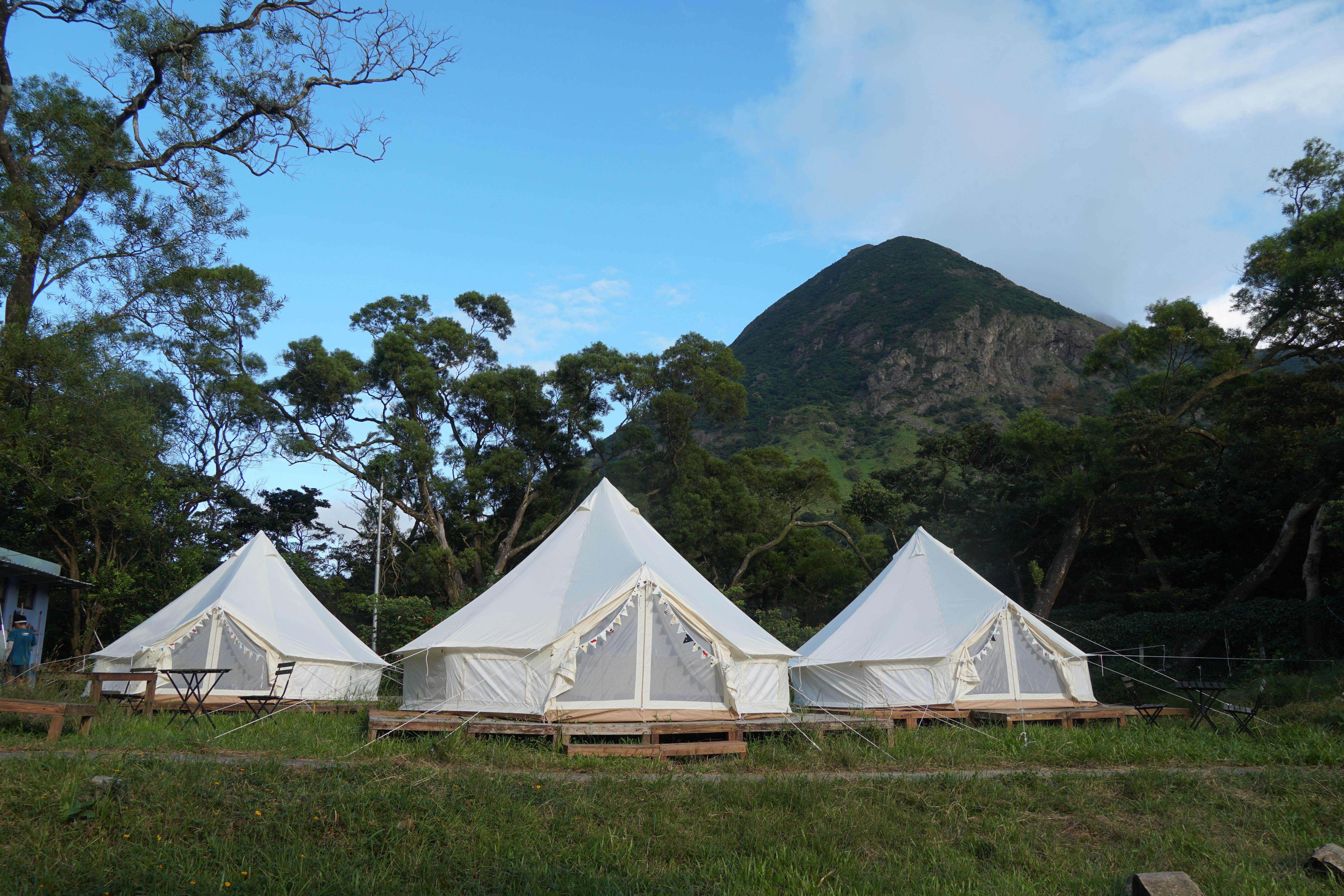 YHA轄下有三間旅舍都設有圓帳營