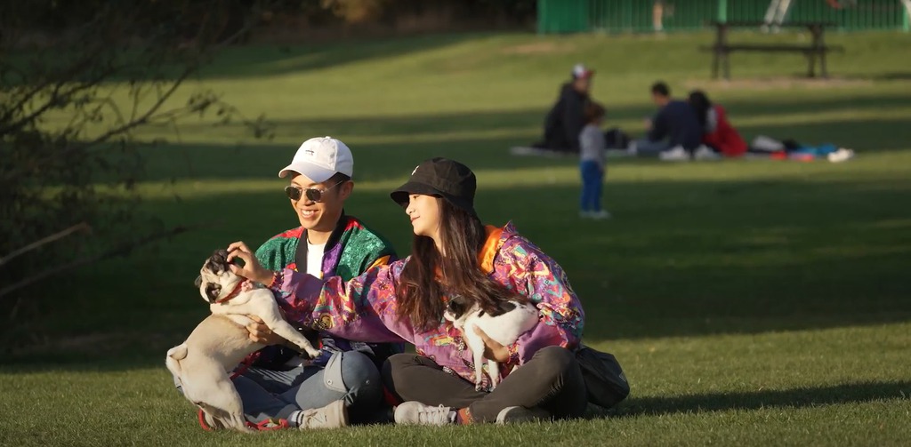 林師傑與太太歐陽巧瑩非常享受移民後的生活。