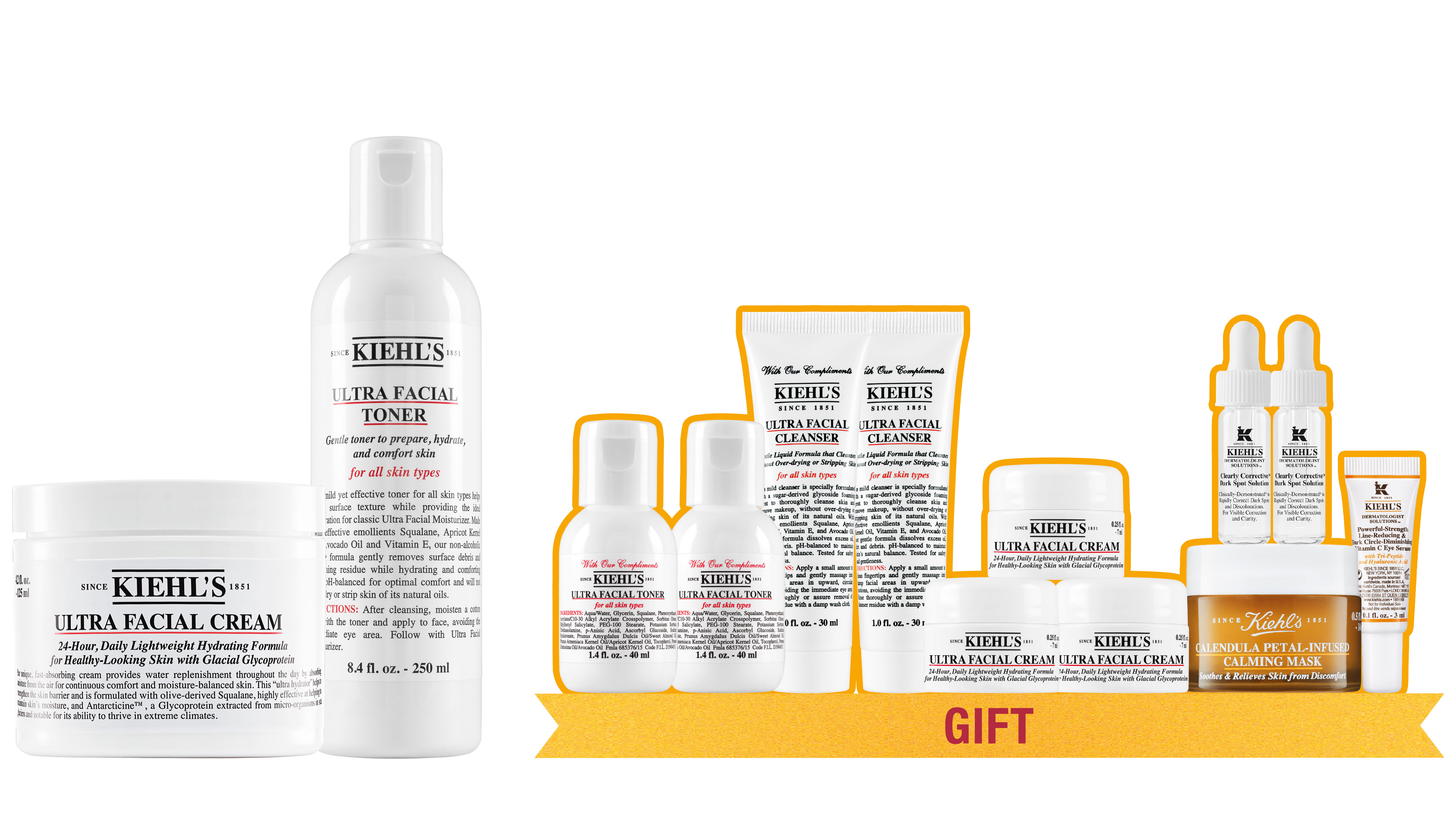 Kiehl's特效保濕乳霜增量套裝