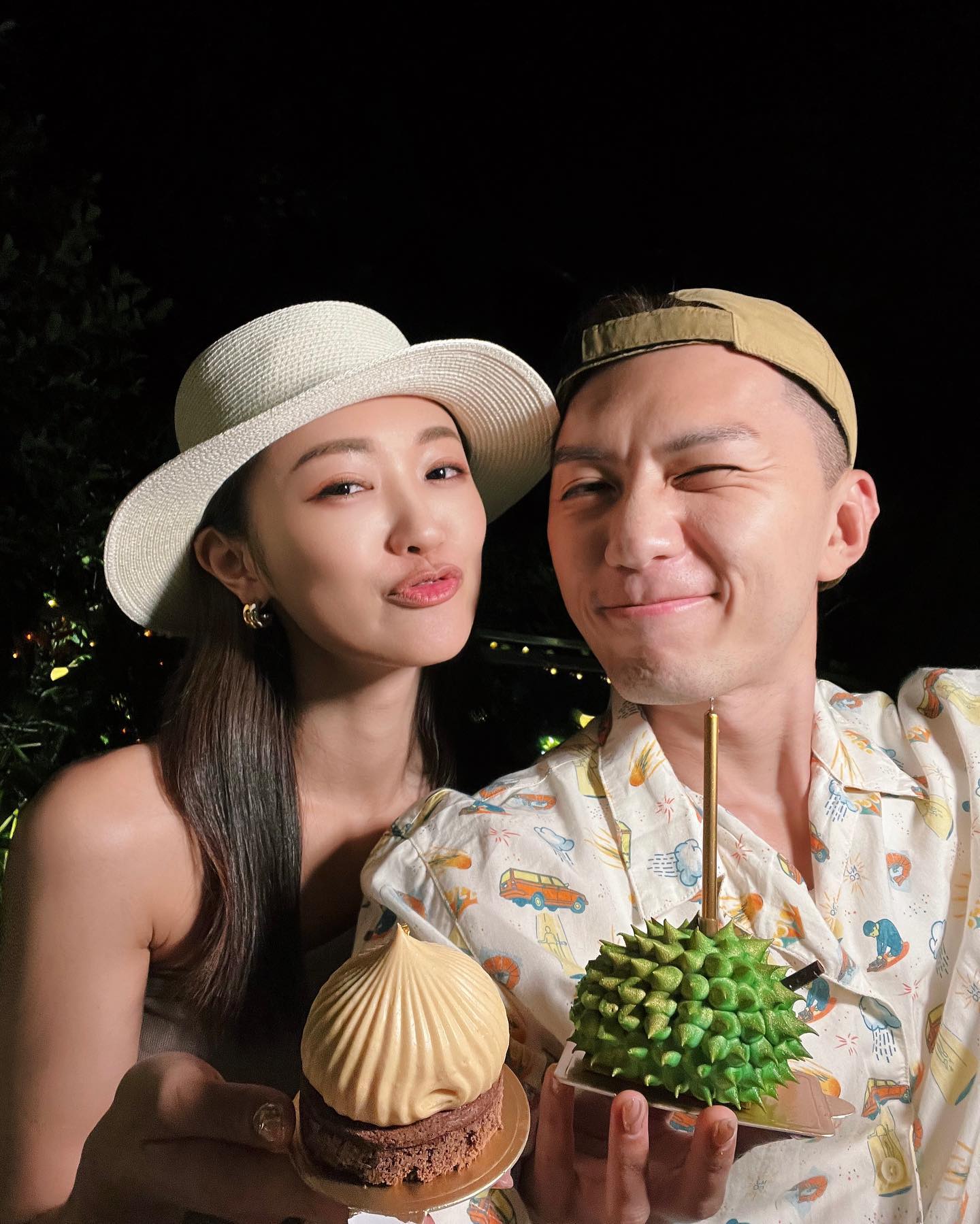 袁偉豪與張寶兒不時放閃。