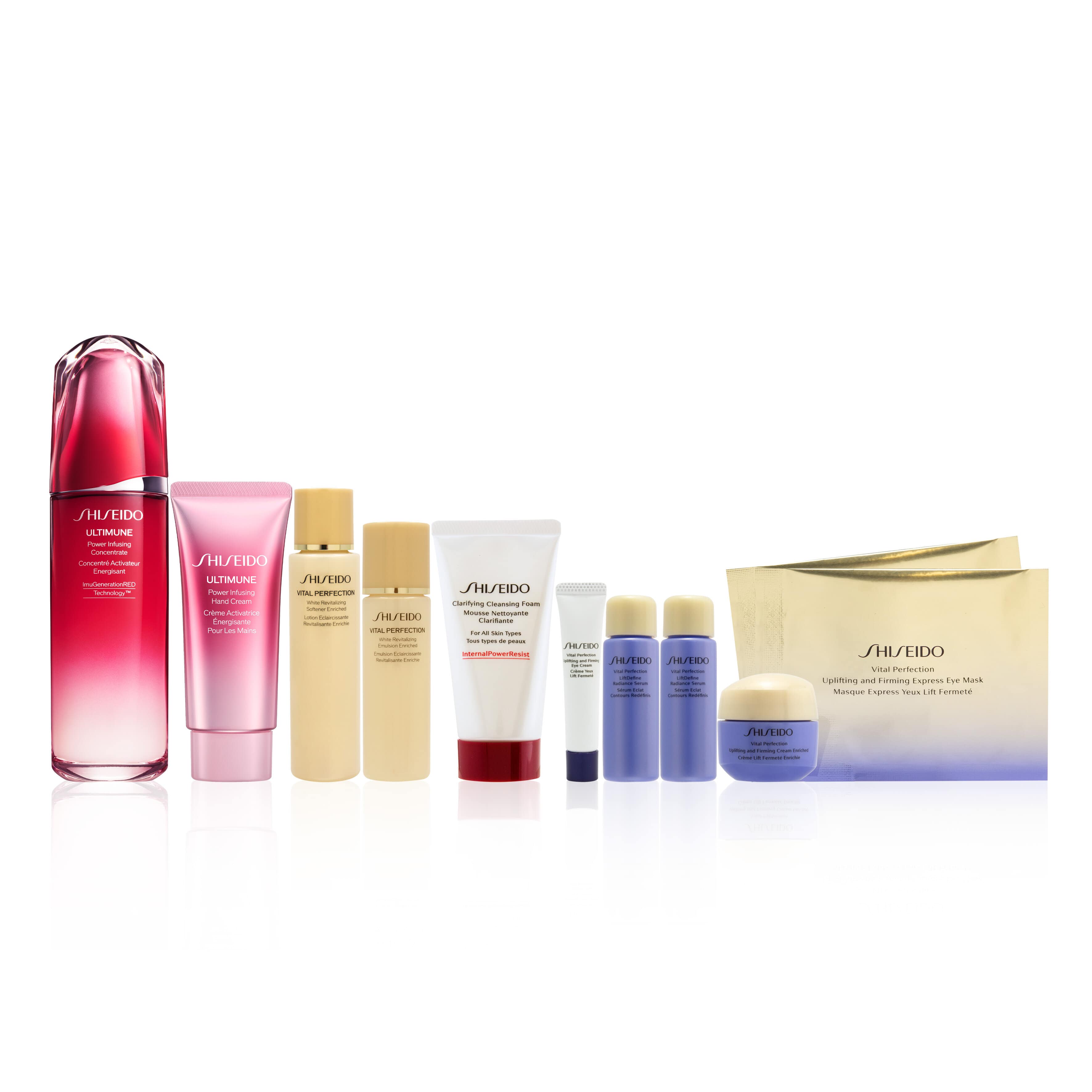 Shiseido Ultimune新升級紅妍肌活免疫再生精華120ml組合