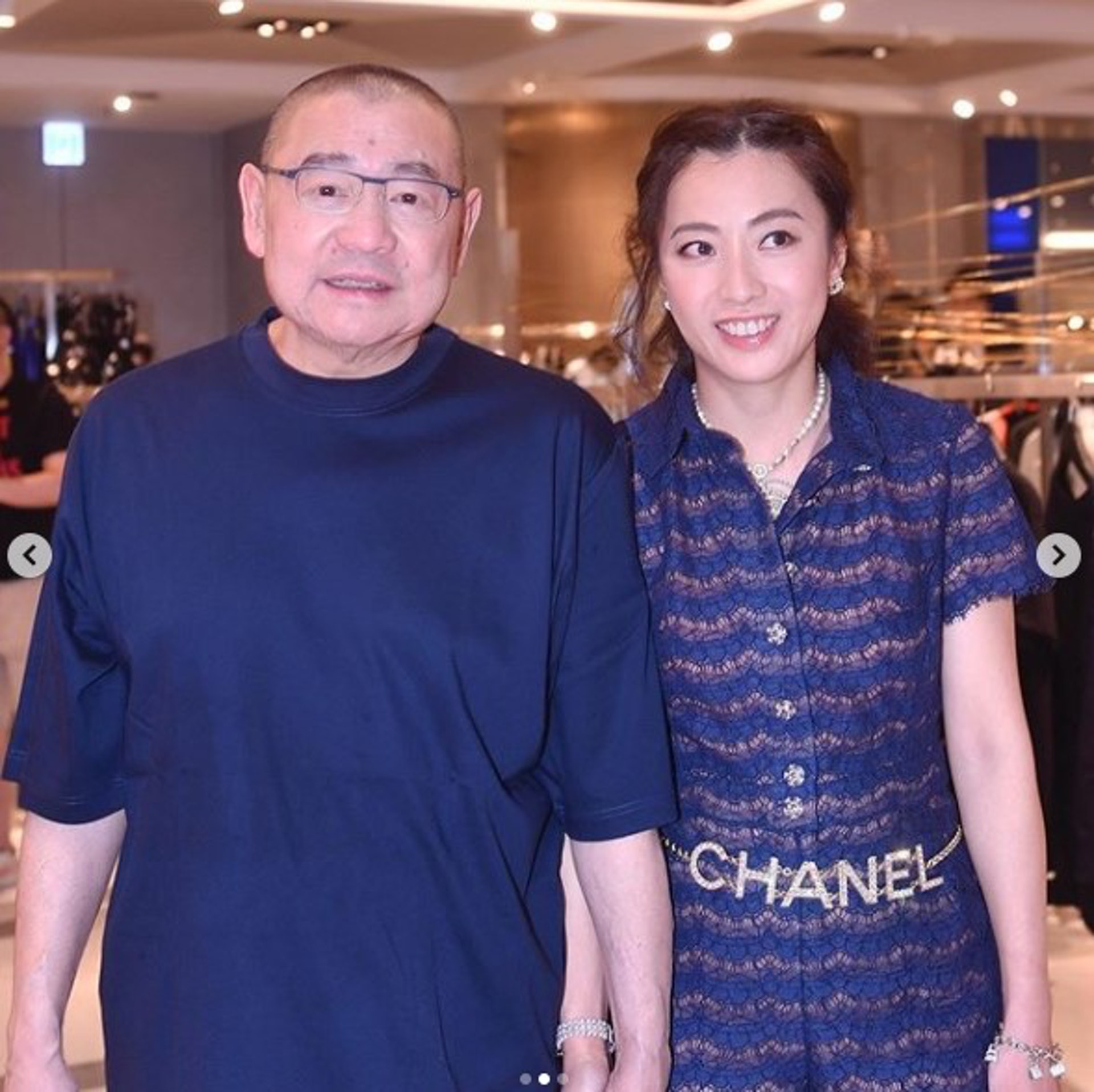 陳凱韻(甘比)與劉鑾雄合照