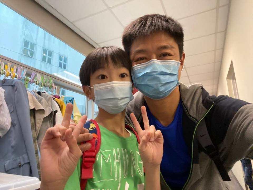 楊證樺表示明仔非常乖,會讀熟劇本先到現場。