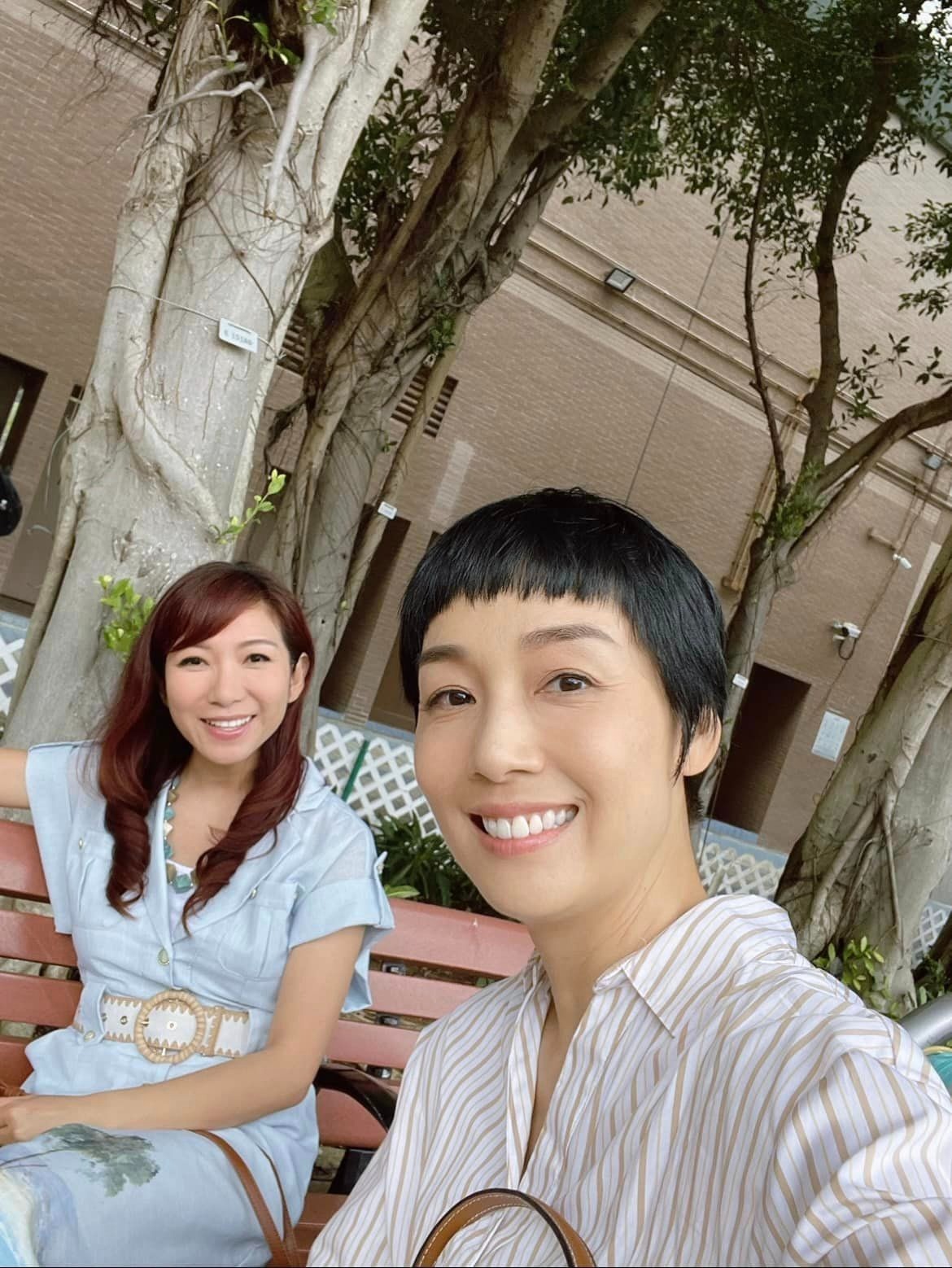 全靠江美儀事前和她進行很多溝通,令她可以放鬆去演。