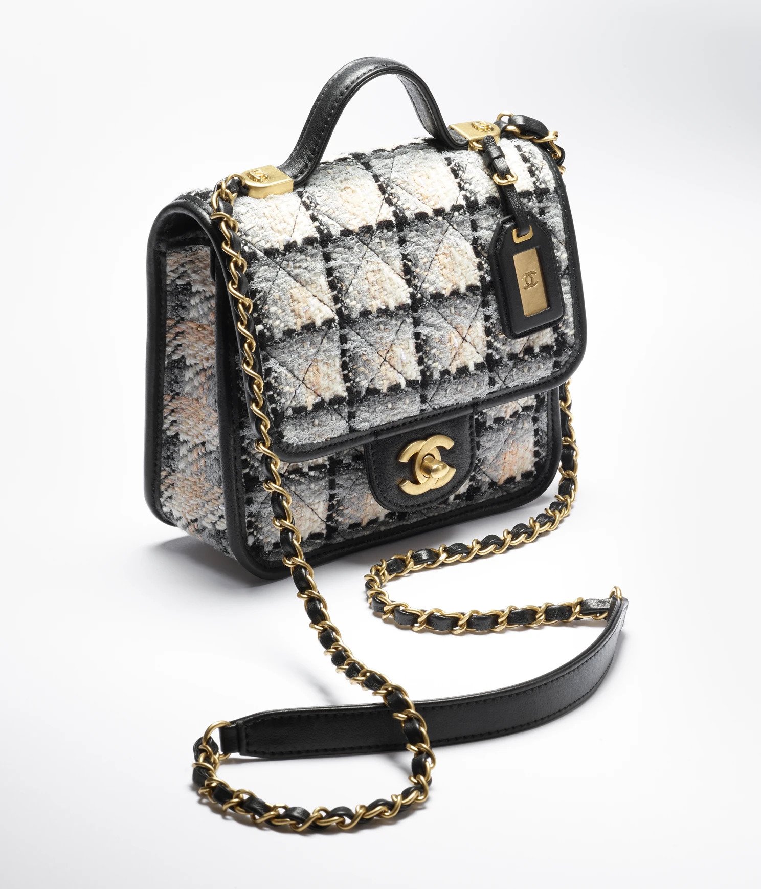 SMALL FLAP BAG WITH TOP HANDLE HK$31,800