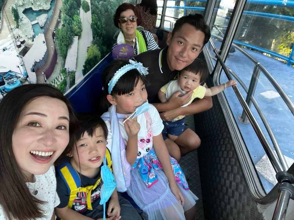 張頴康一家五口幸福溫馨