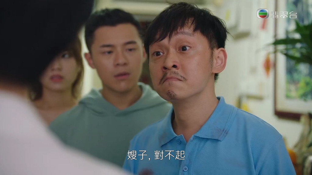 鄧智堅這場戲演得很投入而被網民激讚，他在接受訪問時透露當日是即興埋位。