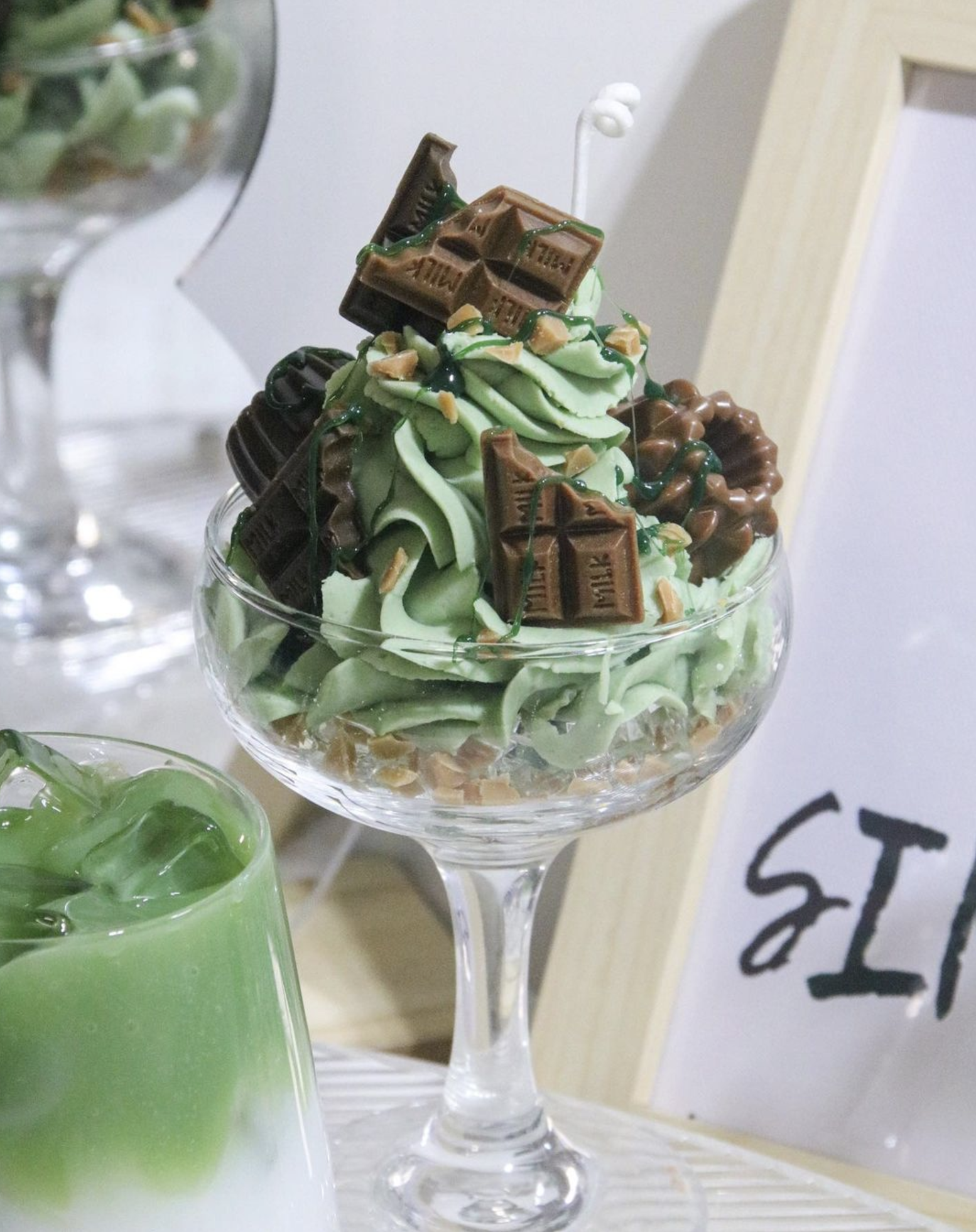 自家設計軟雪糕蠟燭