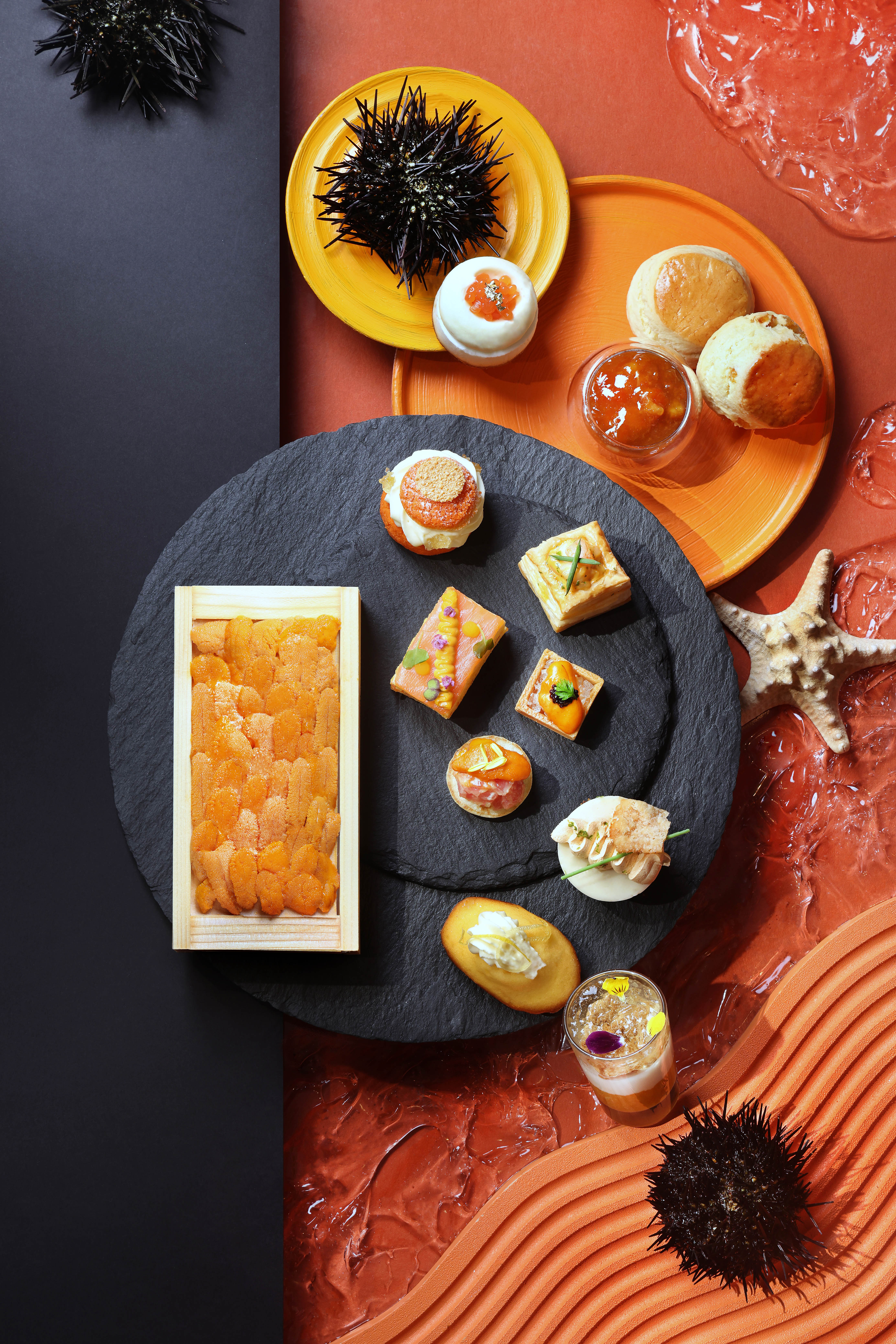 香港麗思卡爾頓酒店-海膽主題下午茶