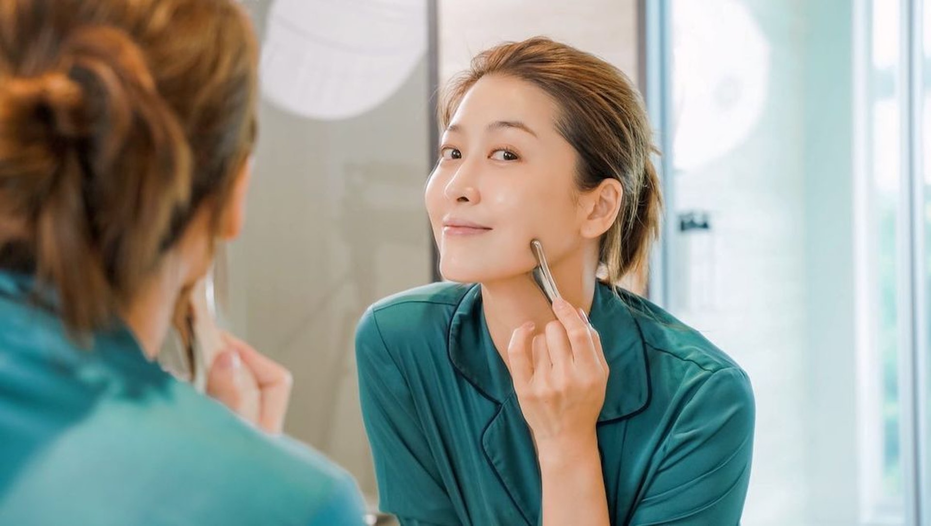 周勵淇分享自己的化妝心得。