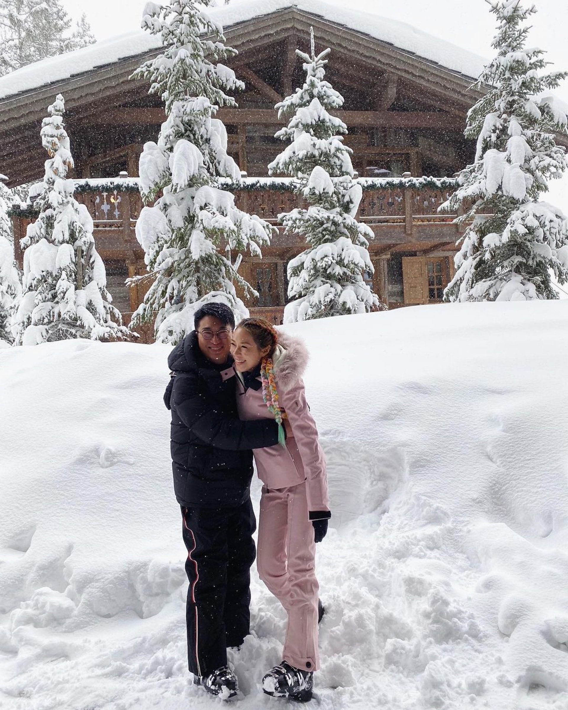 徐子淇同李家誠好恩愛。