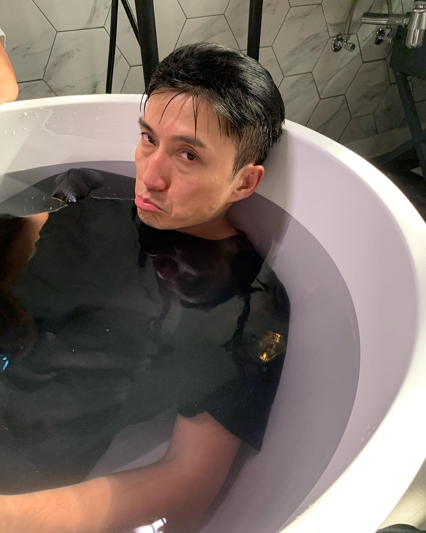 陳山聰表示目前對自己的演藝事業是「非常享受」。