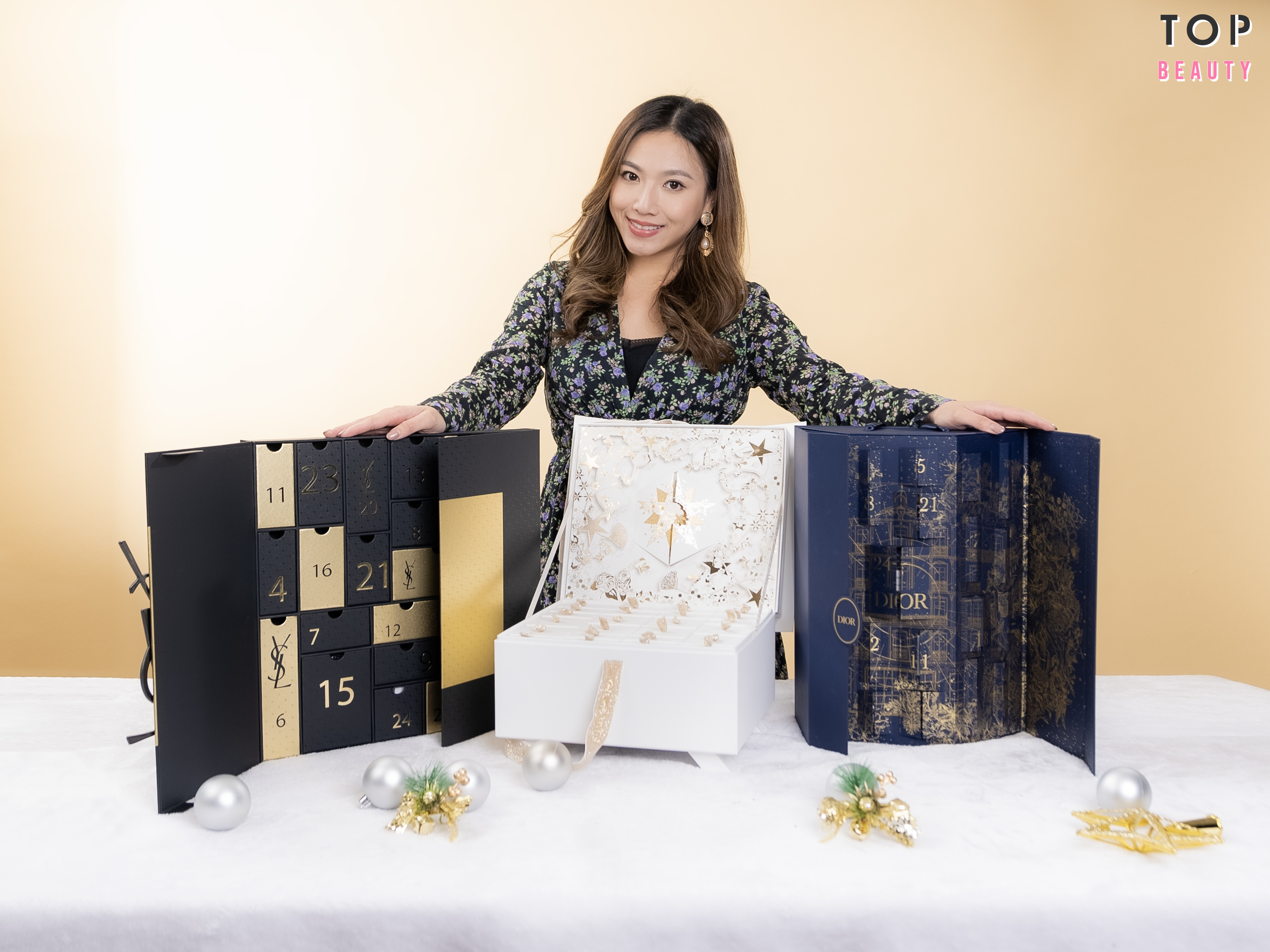 率先開箱3款議論度極高的聖誕倒數日曆,分別來自Dior、YSL BEAUTÉ及Guerlain