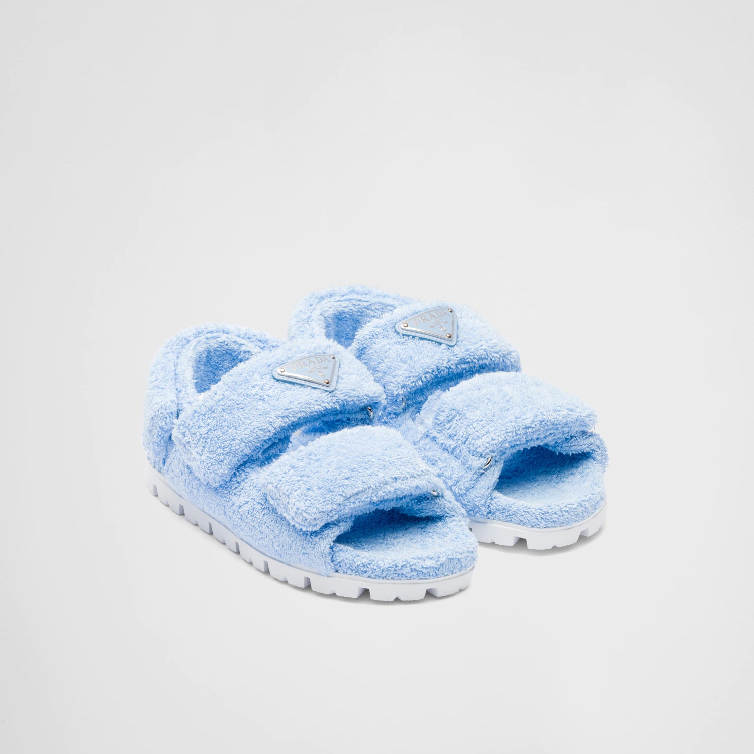 Prada 毛巾布涼鞋 $7,900