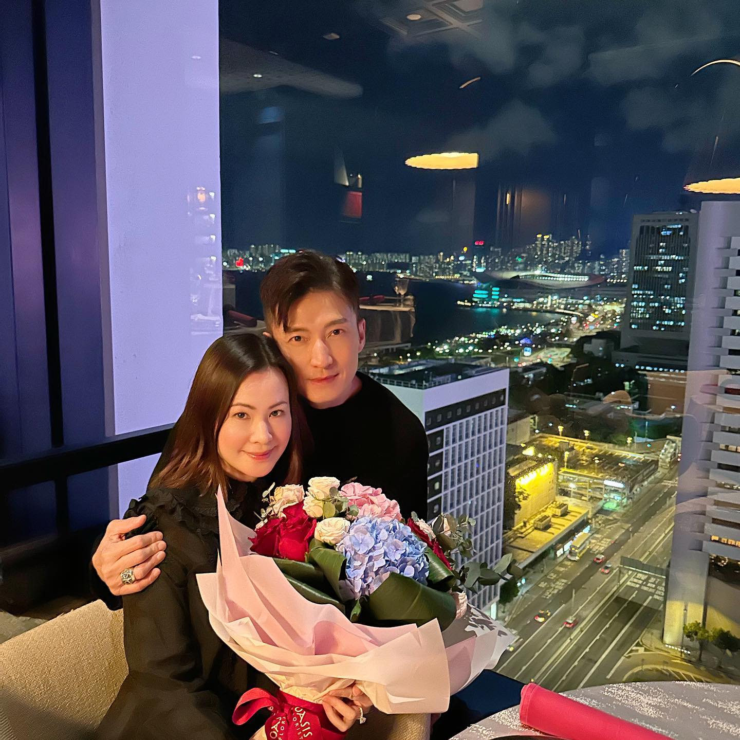 陳山聰向太太發表愛的宣言：人生遇上妳成為我嘅美夢。